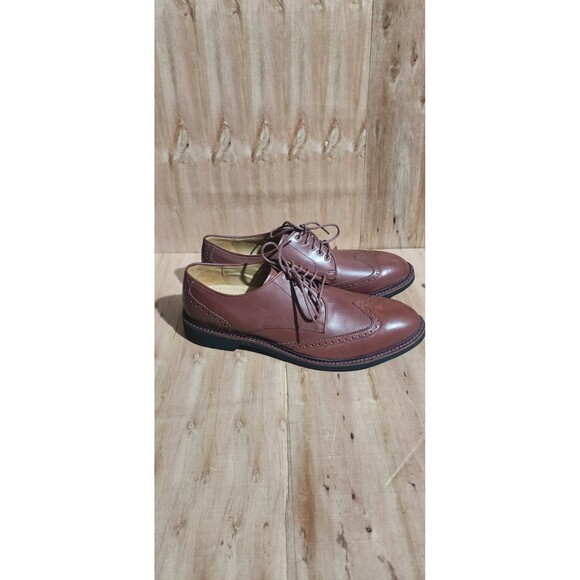 Cole Haan Mens 11 M Wingtip Oxfords Brogue Brown Leather C12201 Dress Shoes main image 6